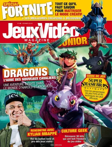 Jeux Vidéo Magazine Junior N°15 – Février 2019 [Magazines]