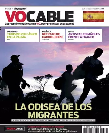 Vocable Espagnol N°848 Du 6 au 19 Janvier 2022 [Magazines]