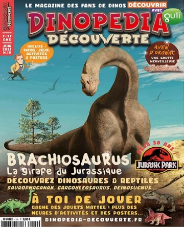 Dinopédia Découverte N°19 – Juin 2023 [Magazines]