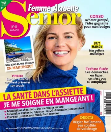 Femme Actuelle Senior N°46 – Mars 2022  [Magazines]
