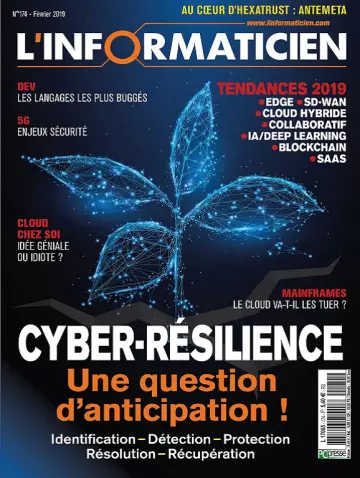 L’Informaticien N°174 – Février 2019  [Magazines]