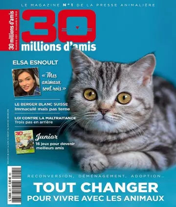 30 Millions d’Amis N°401 – Novembre 2021  [Magazines]
