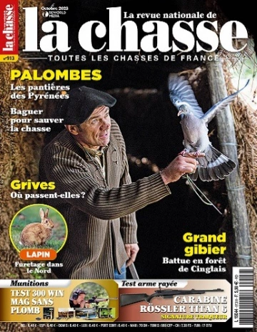 La Revue Nationale De La Chasse N°913 – Octobre 2023  [Magazines]