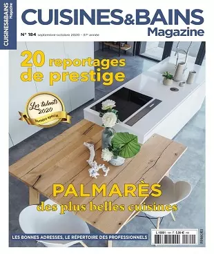 Cuisines et Bains Magazine N°184 – Septembre-Octobre 2020 [Magazines]