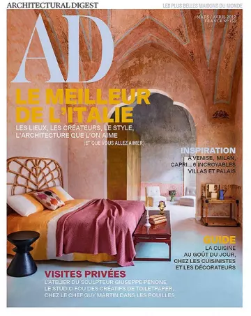 AD Architectural Digest N°153 – Mars-Avril 2019 [Magazines]