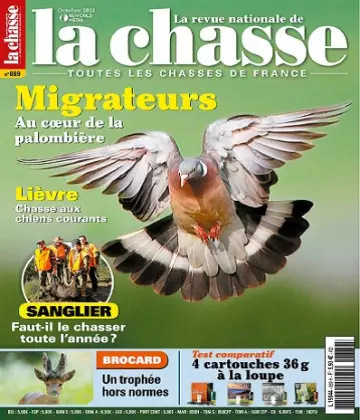 La Revue Nationale De La Chasse N°889 – Octobre 2021  [Magazines]