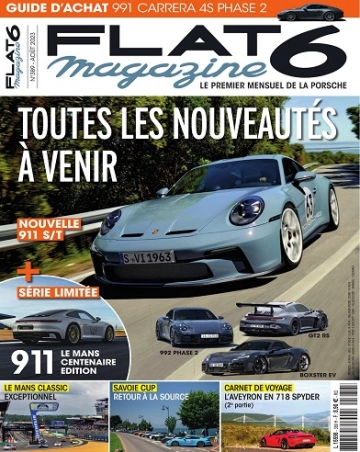 Flat 6 Magazine N°389 – Août 2023  [Magazines]
