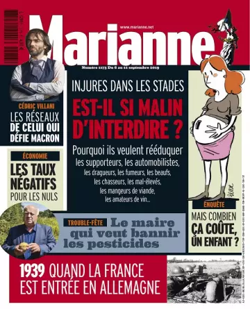 Marianne N°1173 Du 6 au 12 Septembre 2019  [Magazines]