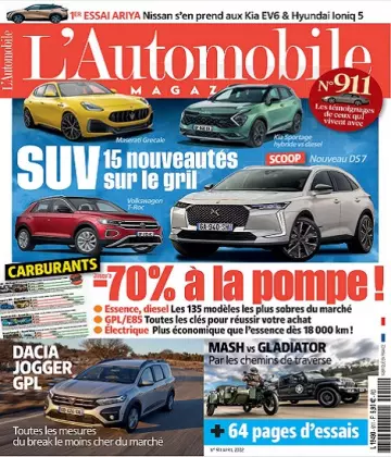 L’Automobile Magazine N°910 – Avril 2022  [Magazines]