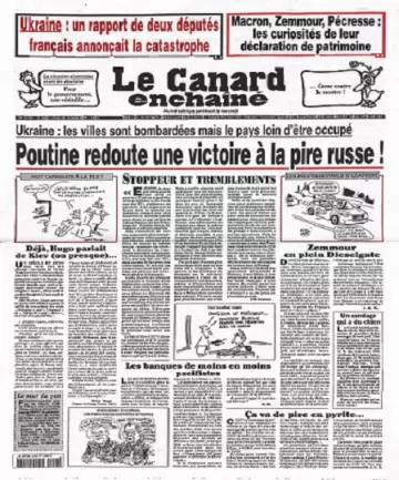 Le Canard Enchaîné N°5288 Du 16 Mars 2022  [Journaux]
