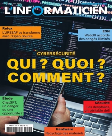 L’Informaticien N°215 – Avril 2023 [Magazines]