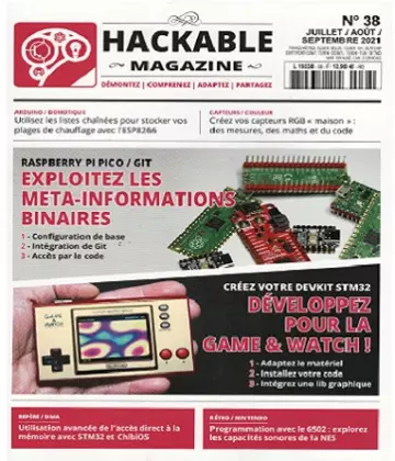 Hackable Magazine N°38 – Juillet-Septembre 2021  [Magazines]