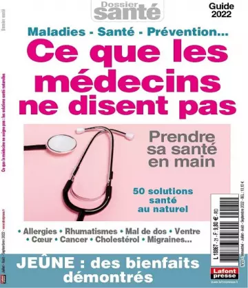 Dossier Santé N°21 – Juillet-Septembre 2022 [Magazines]