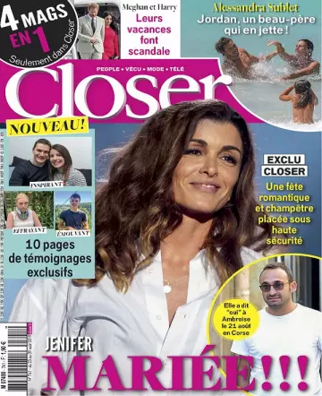 Closer N°741 Du 23 Août 2019  [Magazines]