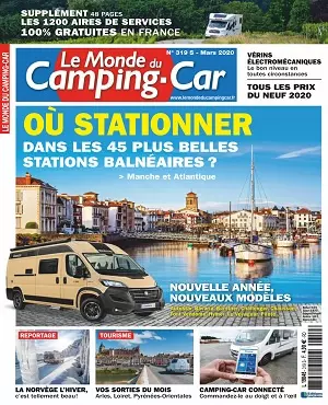 Le Monde du Camping-Car N°319 – Mars 2020  [Magazines]