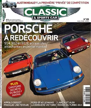 Classic et Sports Car N°89 – Août 2020  [Magazines]