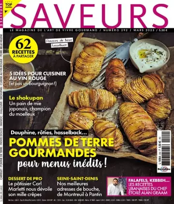 Saveurs N°292 – Mars 2023  [Magazines]