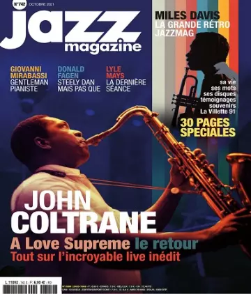 Jazz Magazine N°742 – Octobre 2021  [Magazines]