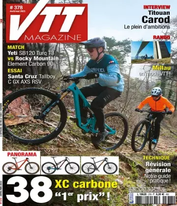 VTT Magazine N°378 – Avril-Mai 2023  [Magazines]