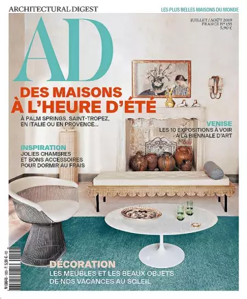 AD Architectural Digest N°155 – Juillet-Août 2019  [Magazines]