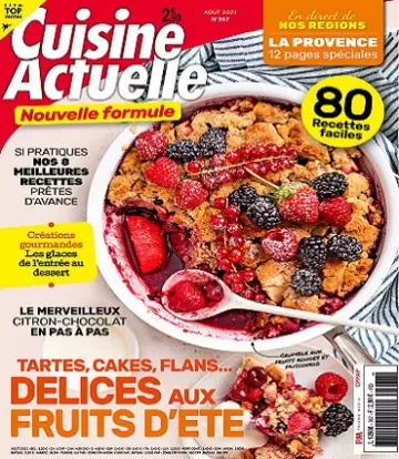 Cuisine Actuelle N°367 – Août 2021  [Magazines]