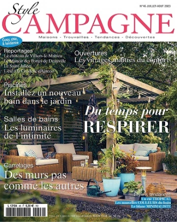 Style Campagne N°46 – Juillet-Août 2023  [Magazines]