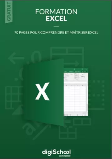 Formation Excel - 70 pages pour comprendre et maîtriser Excel  [Livres]