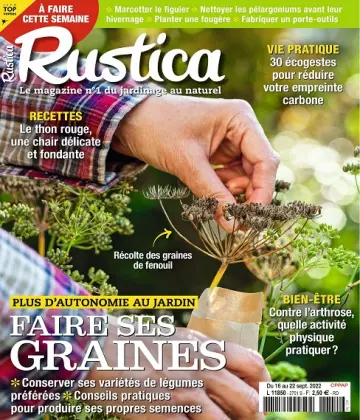 Rustica N°2751 Du 16 au 22 Septembre 2022  [Magazines]