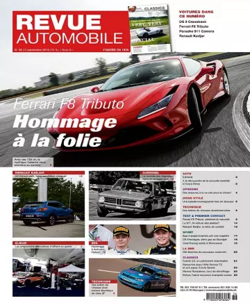 Revue Automobile N°36 Du 5 Septembre 2019 [Magazines]
