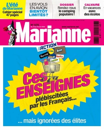 Marianne N°1378 Du 10 au 16 Août 2023  [Magazines]