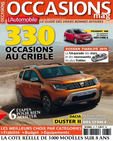 L’Automobile Occasions Mag N°61 – Mai-Juillet 2019 [Magazines]