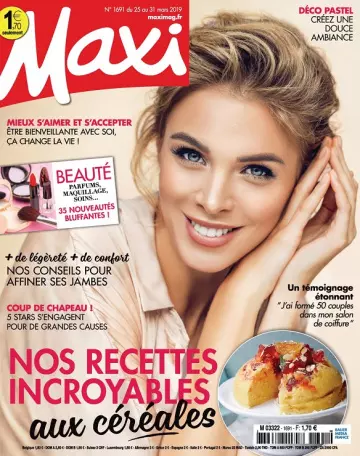 Maxi N°1691 Du 25 au 31 Mars 2019 [Magazines]