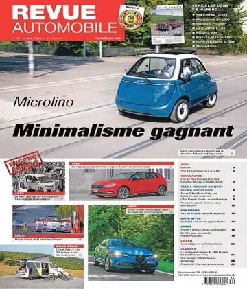Revue Automobile N°34 Du 25 Août 2022  [Magazines]