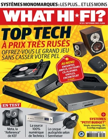 What Hi-Fi N°231 – Septembre 2023 [Magazines]