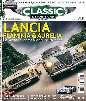 Classic et Sports Car N°94 – Janvier 2021 [Magazines]