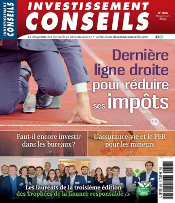 Investissement Conseils N°856 – Novembre 2022  [Magazines]