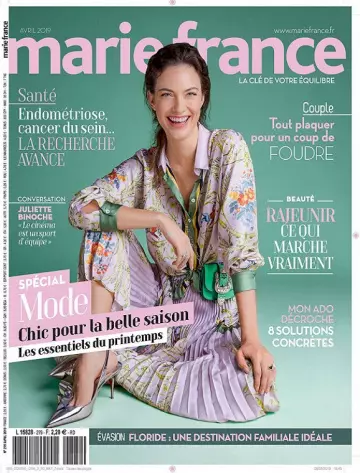 Marie France N°279 – Avril 2019 [Magazines]