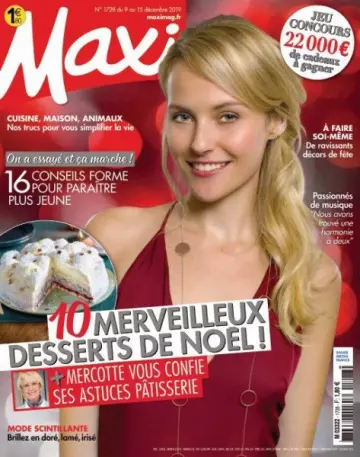 Maxi France - 9 Décembre 2019  [Magazines]