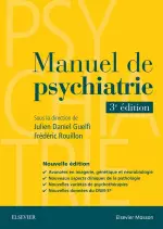 Manuel de psychiatrie, 3ème édition [Livres]