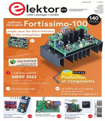 Elektor N°498 – Novembre-Décembre 2022  [Magazines]
