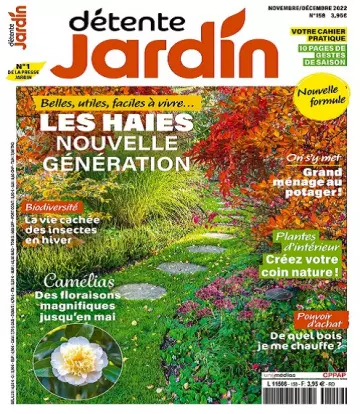 Détente Jardin N°158 – Novembre-Décembre 2022 [Magazines]