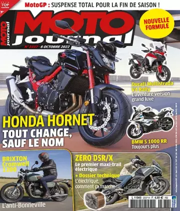 Moto Journal N°2337 Du 6 Octobre 2022  [Magazines]
