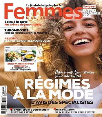 Femmes D’Aujourd’hui N°15 Du 15 Avril 2021  [Magazines]