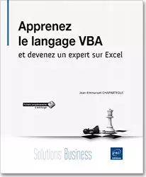 Apprenez le langage VBA pour EXCEL [Livres]