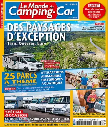 Le Monde Du Camping-Car N°339 – Mars 2022 [Magazines]