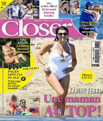 Closer N°839 Du 9 au 15 Juillet 2021  [Magazines]