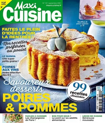 Maxi Cuisine N°151 – Septembre 2021  [Magazines]