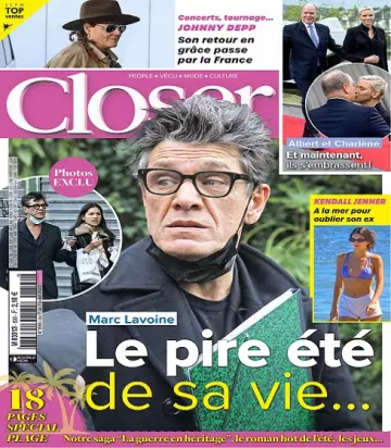 Closer N°890 Du 1er Juillet 2022  [Magazines]