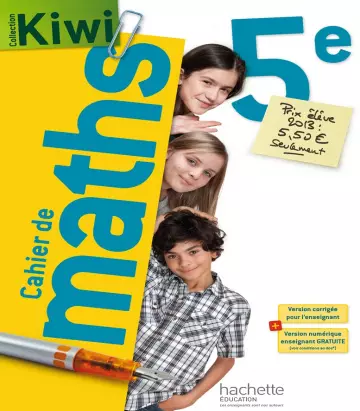 Kiwi – Cahier de maths 5e [Livres]