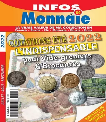 Infos Monnaie N°84 – Juillet-Septembre 2022 [Magazines]